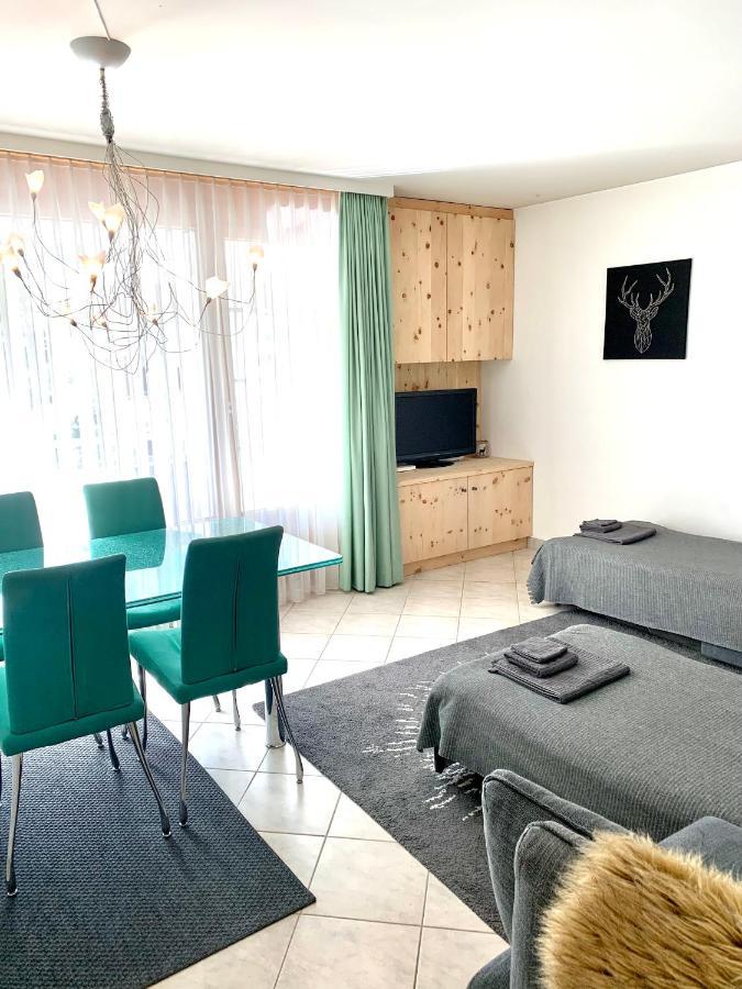 Zentral Bei Kongresshaus, Langlaufloipe, Hallenbad, Garage, Wifi, Voll Ausgestattet - Fewo Gian Давос Экстерьер фото