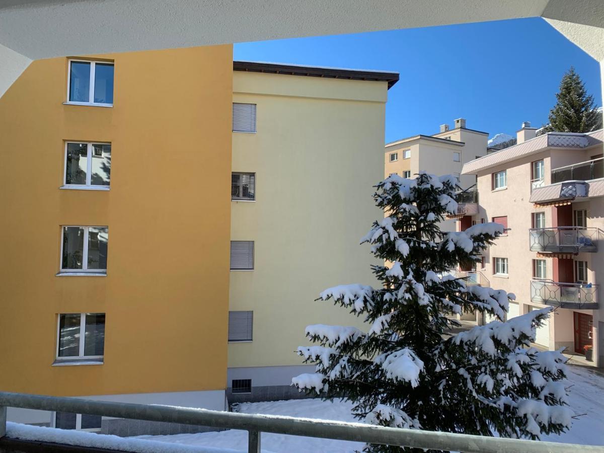 Zentral Bei Kongresshaus, Langlaufloipe, Hallenbad, Garage, Wifi, Voll Ausgestattet - Fewo Gian Давос Экстерьер фото